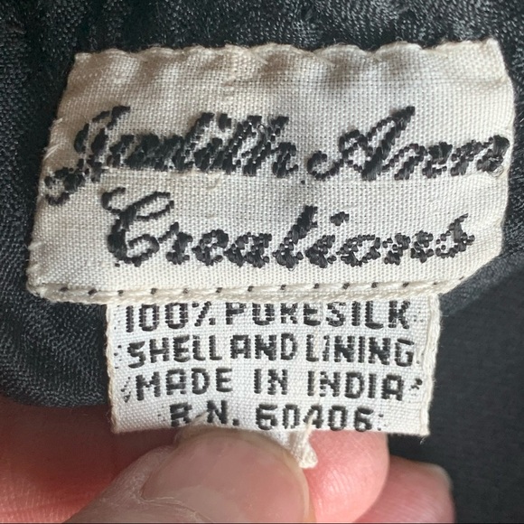 Vintage 100% Silk Sequins Beaded Sleeveless Top by Judith Ann Creations Formal - Picture 3 of 11